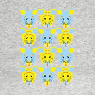 Litter of Kittens, Pale Blue T-Shirt